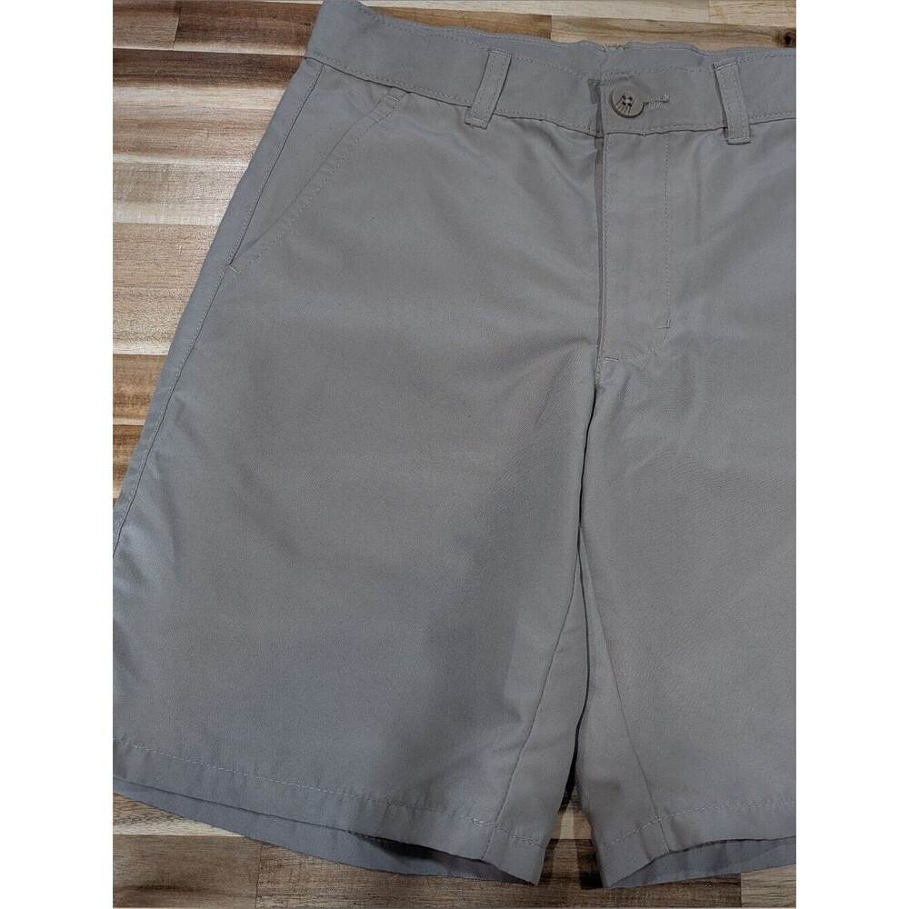 IZOD Tan Casual Flat Front Shorts Boy's Size 10 Polyester